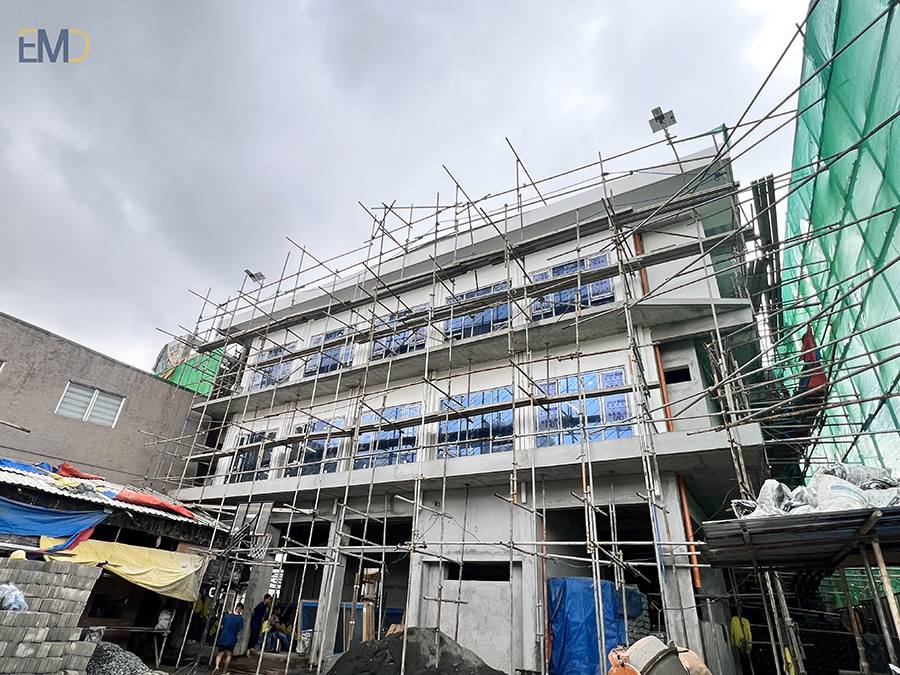 Villa project in the Philippines with EMD aluminum windows and doors
