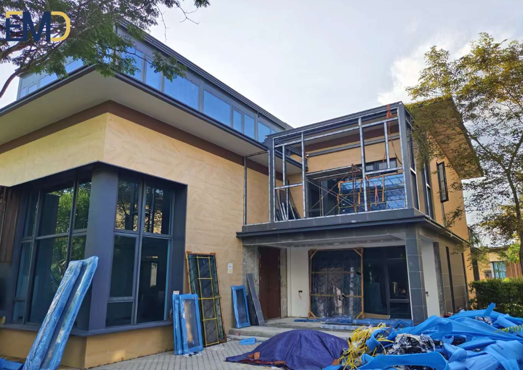 Malaysia project with EMD aluminum windows and doors