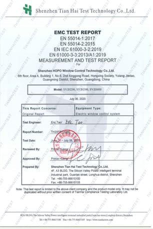EMC test report