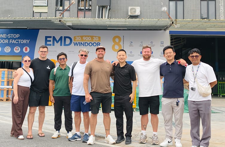 Overseas customers visiting the EMD factory in Foshan