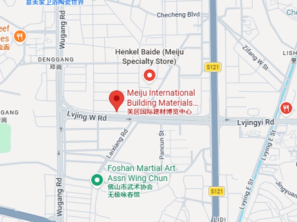 Map: Meiju International Building Materials Expo Center, Foshan