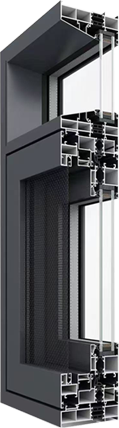 PRO110 casement window profile section