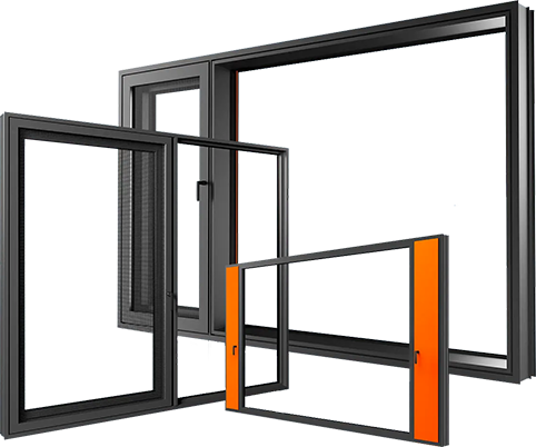 EMD thermal break aluminium window and door frames