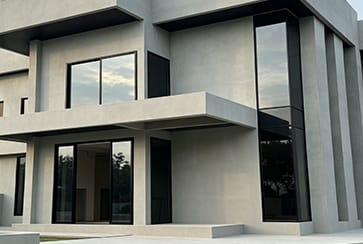 Whole-house look of the villa
