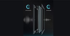 Acoustic glass unit cross-section