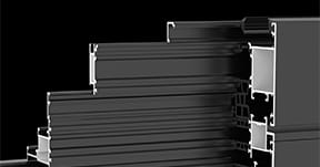 Multi-chamber aluminium profile sections