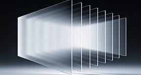 Layered glass panes