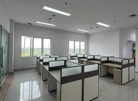 Office floor after handover