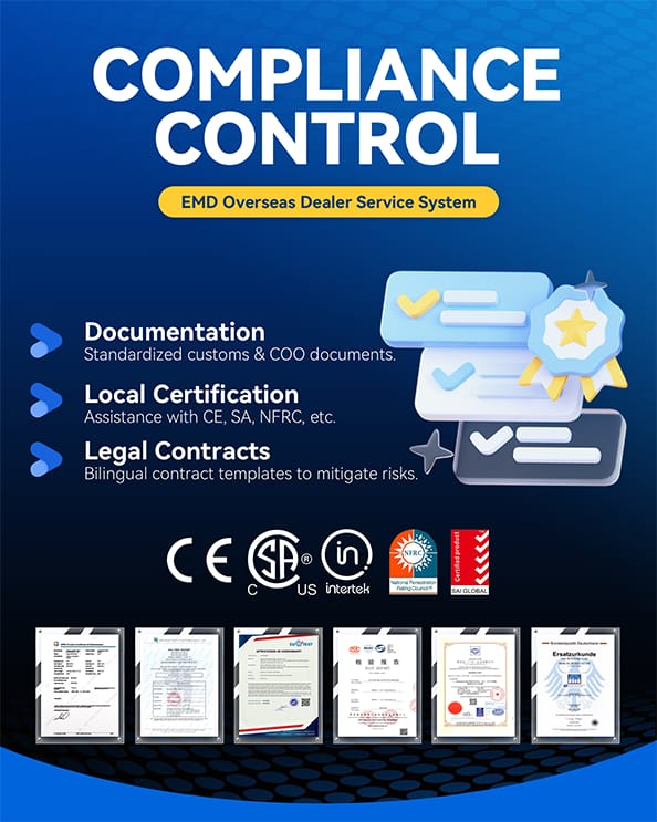 Compliance Control – EMD Overseas Dealer Service System