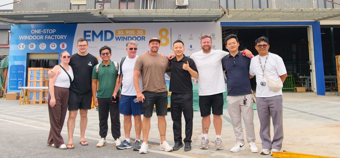 Distributors visiting the EMD factory