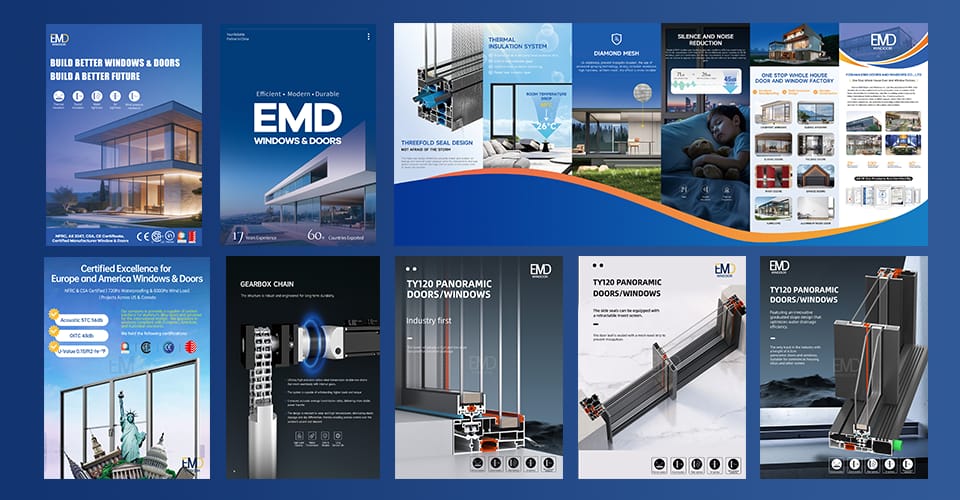 EMD marketing brochures and product catalogues