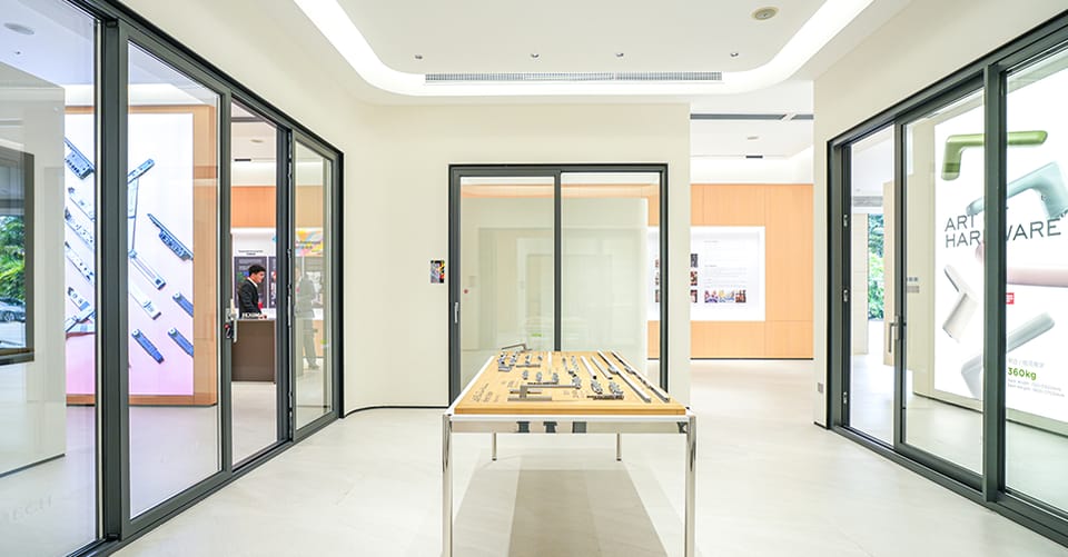EMD showroom with the full product range